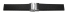 Deployment clasp - Silicone - Profile - Waterproof - black 18mm 20mm 22mm 24mm