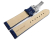 Watch strap - Genuine leather - African - blue