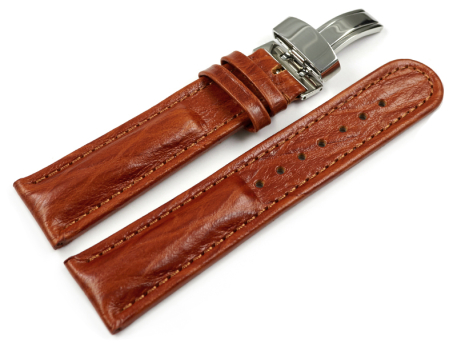 Deployment II - Genuine leather - Bark - brown